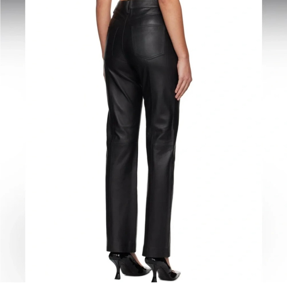 REMAIN BIRGER CHRISTENSEN
Black Straight Leather Pants - Picture 2 of 11